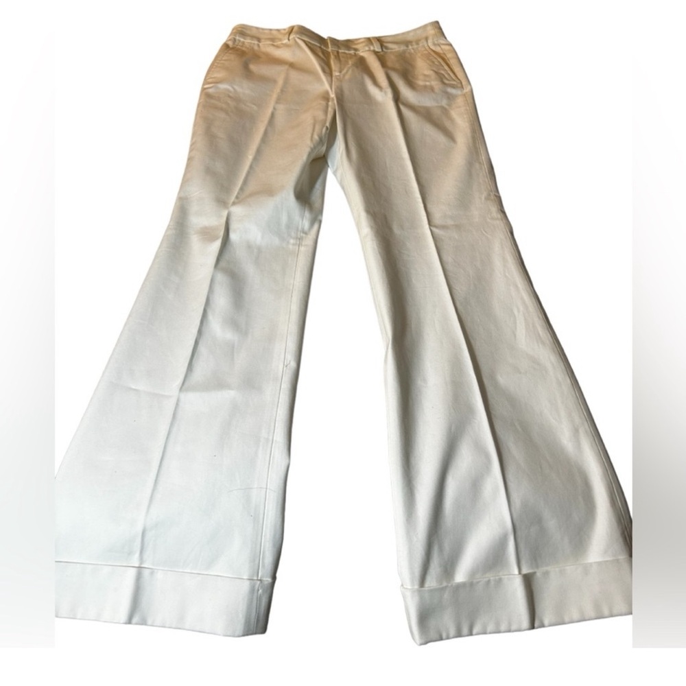 Banana Republic Martin Cream Trousers